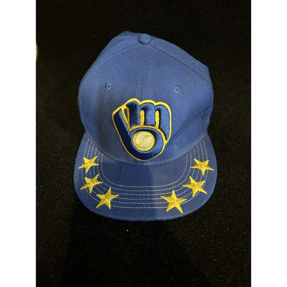 Milwaukee Brewers New Era Snapback Hat/Cap Embroidered Rare 6 Star - Picture 14 of 15